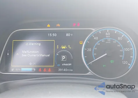 2022 Nissan Leaf Sv из США, поврежденный, VIN 1N4AZ1CVXNC554701